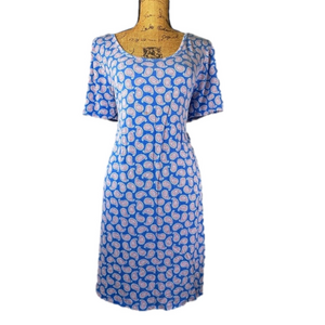 Terra & Sky blue paisley dress 95% rayon Women’s size 0X (14W) | jj